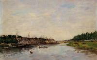 Boudin, Eugene - Entrance to the Port of Saint-Valery-sur-Somme